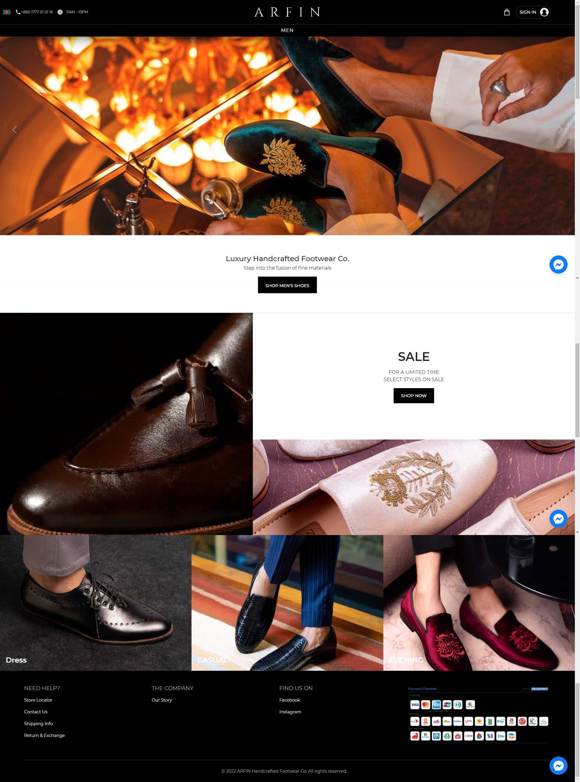 E-Commerce Site for Shoes